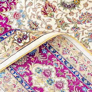 YILONG 183x274cm traditionnel fait à la main turc noeuds tapis de soie tapis de soie chinois prix - Product Image 5