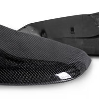 Coque de rétroviseur latéral en fibre de carbone style corne de bœuf de haute qualité pour Civic 10ème génération, ajustement parfait