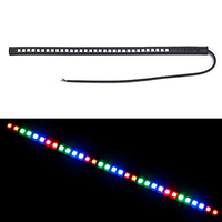 Xe Máy Trang Trí Linh Hoạt Strip LED DRL 30Cm Strobe Flash Đèn RGB Knight Rider Ánh Sáng Tự Động Kỳ Nghỉ Bầu Không Khí Đèn