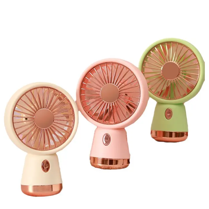 Manufacturer Dormitory Web Celebrity Small Chargeable Student Gift Desktop Handheld Usb Small Portable Mini table Fan