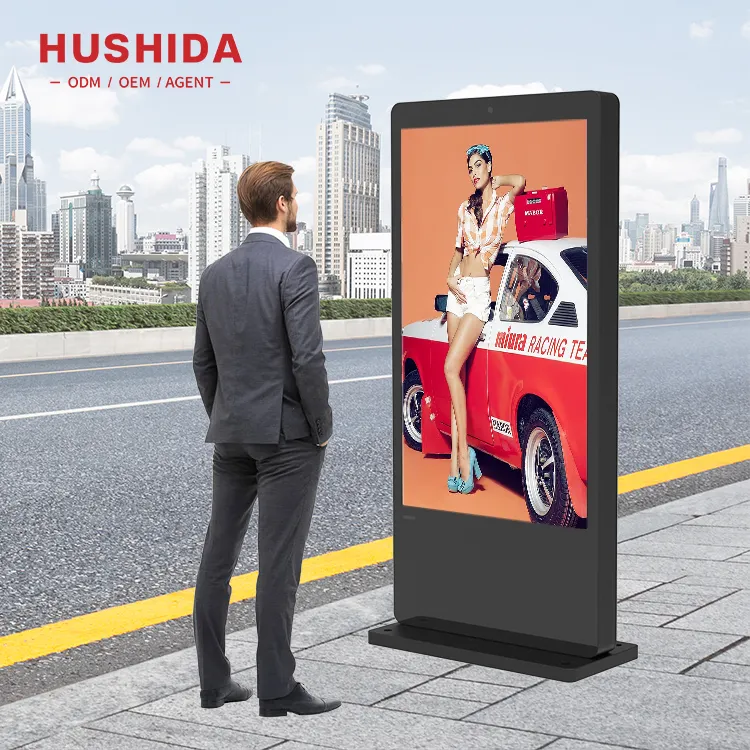 43"55"65"75" TFT LCD Full HD 1080p Picture Video Equipment Android Media Advertising Player Vertical Digital Signage