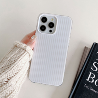 Coque de téléphone antichoc à rayures 3D pour iPhone 18 Pro, 17, 16, 15, 14, 13, 12, 11, Pro et Pro Max