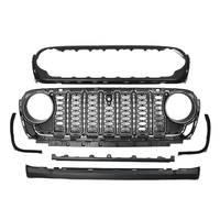 Grille Avant ABS Nouveau Design 2026 pour Jeep Wrangler JL 2018++ Gladiator JT NTRIX L1002 Avec/Sans Trou de Caméra