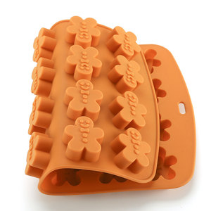 Décorations de Noël <span class=keywords><strong>Moule</strong></span> à biscuits pour homme en pain d'épice <span class=keywords><strong>Petit</strong></span> <span class=keywords><strong>moule</strong></span> à <span class=keywords><strong>chocolat</strong></span> d'anniversaire en silicone - Product Image 5