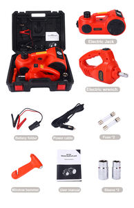 منتج جديد رافع سيارة كهربائي 5 طن بمضخة هواء 12 فولت رافع سيارة كهربائي أداة سيارة - Product Image 2