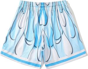 Pantalones cortos de baloncesto de gimnasio para hombre personalizados de fabricante pantalones cortos de malla de 5 pulgadas grueso de poliéster BSCI de verano de alta calidad para hombre - Product Image 3