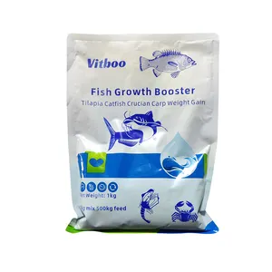 Tilapia yayın balığı Crucian sazan kilo kazanç için VITBOO balık büyüme güçlendirici ve sucul hayvanlar için büyüme kaynağı vitaminleri geliştirmek