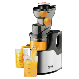 Extracteur de jus à pression froide RAF Classic Wide Chute Masticating Slow Juicer avec fonction inverse