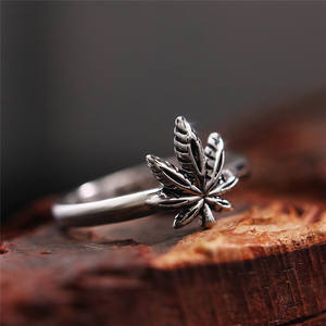 Anello a Forma di Pianta in Acciaio Inossidabile F1242, Stile Bohémien, Regalo Unisex, Anelli alla Moda - Product Image 2