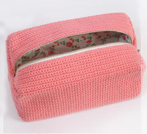 Nhà Máy Tùy Chỉnh Sản Xuất Chất Lượng Cao Hợp Thời Trang Mới Mỹ Phẩm Túi Dệt Kim Crochet Trang Điểm Túi Bút Chì Túi 2023 - Product Image 2