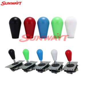 Manche de joystick de jeu d'arcade style américain Battop 51mm x 17mm avec boule ovale supérieure et pièces Balltop Topball pour borne de jeu à monnayeur - Product Image 3