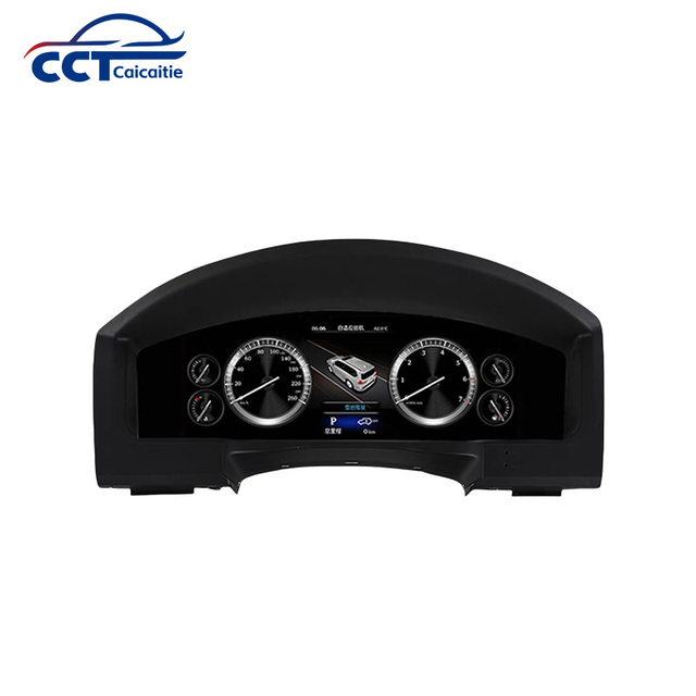 Car Digital Cluster for Toyota Land Cruiser 200 LC200 2007-2020 Dashboard Speedometer Instrument Panel Vertical LCD Screen Gauge