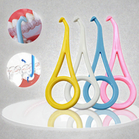 Plateau d'extraction dentaire orthodontique en plastique transparent, outil multifonctionnel pour le blanchiment et le retrait des aligneurs dentaires, fonction d'alignement pratique