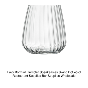 Speakeasies Swing Glass DOF 45 cl H 9.9 cm Ø 9.2 cm Luigi Bormioli - Product Image 2