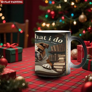 Frosted Magic Mug 11oz Black <b>Ceramic</b> Heat Activated Daily Use <b>Cup</b> - Product Image 2