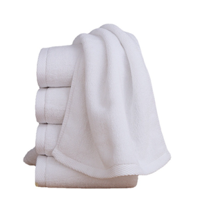 Serviettes de bain en coton 100% tissé de haute qualité, <span class=keywords><strong>broderie</strong></span> <span class=keywords><strong>personnalisée</strong></span>, couleur blanche, ensemble de serviettes d'hôtel - Product Image 4