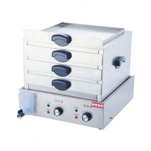 Portable <b>Electric</b> Rice Noodle Roll Machine <b>Steamer</b> New Design Food Grade Stainless Steel 220V Home Use Restaurant Used - Product Image 1
