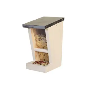 Duif Vogel Feeder Te Koop Lage Kosten Grenen Hout Outdoor Huisdier Kommen & Feeders Voedsel Opslag Eet Voedsel Voor Vogels custom Logo 10*15*25Cm