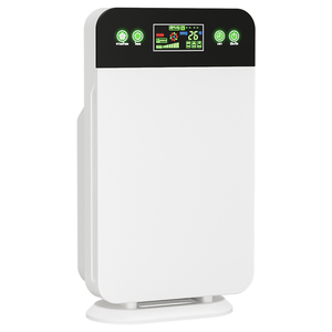 LED-scherm luchtreiniger met kunststof behuizing, 3-snelheden elektrische koeltorenventilator voor thuis- en kantoorgebruik - Product Image 2