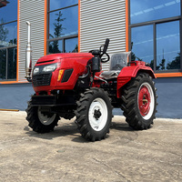 Maquinaria agrícola China 4wd ruedas agricultura jardín Tractor multiusos compacto 4x4 Mini Tractor