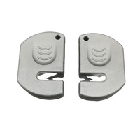 Aiguiseur de couteaux manuel en céramique mini, 1 étape, format de poche, personnalisé, écologique, multi-grains, outil d'affûtage de cuisine économique, vente en gros