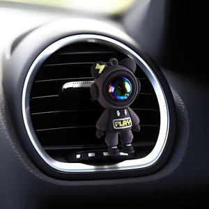 Cartoon Astronaut <b>Plastic</b> Car Air Vent Clip Fragrance Tablets Interior Decoration Freshener Aromatherapy No Electricity Odor - Product Image 6