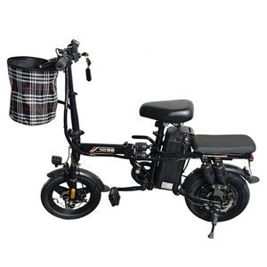 Bicicleta Eléctrica Plegable de 14 Pulgadas con Neumáticos de Vacío, Potente, 350W, 48V, Batería de Litio, 3 Velocidades, para Adultos, Venta al Por Mayor - Product Image 2