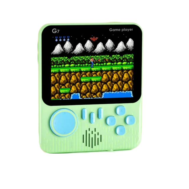 Factory direct G7 portable retro game machine 3.5" screen built in 666 games pocket gaming player support AV output kids holiday