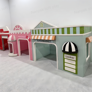 Gaun Princess Fire Station lucu peralatan taman bermain dalam ruangan rumah boneka bermain peran anak untuk pesta kafe dan mal - Product Image 2