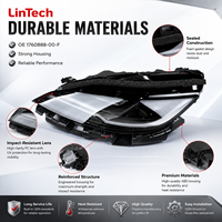 Ensemble de phare avant gauche standard LinTech OE 1760888 00 F compatible avec Tesla Model 3 Refresh