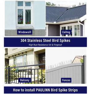 Kit de pointes Caltrops en acier inoxydable de 25 cm pour éloigner les chats, les écureuils, les pièges et les pigeons. - Product Image 3