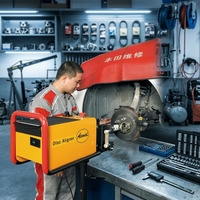 Tour à disque de frein semi-automatique Aomai pour équipement de véhicule, diamètre maximal de 450 mm, moteur 0,75 kW, 220 V/50 Hz, coupe de haute précision
