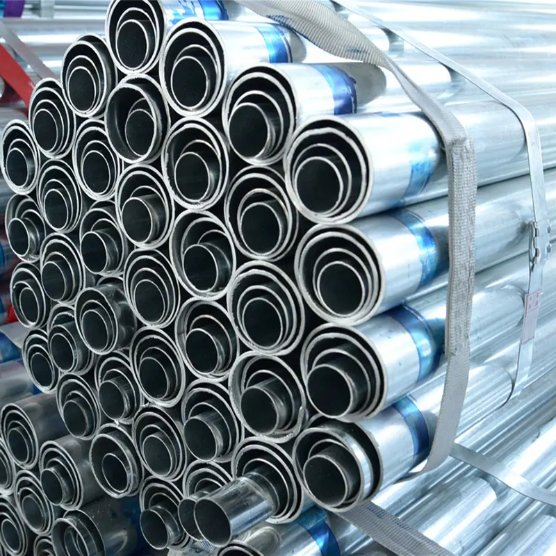 Q195 Low Carbon Steel Hot DIP Galvanized Coating Tube Ms Gi Hollow Section Steel Pipe