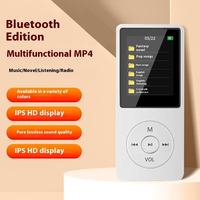 Pemutar MP3 tombol sentuh, Walkman kualitas tinggi, Speaker Media multi fungsi HiFi Radio portabel untuk 5.3 8GB