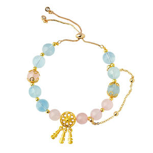 Bracelet améthyste <span class=keywords><strong>Sagittaire</strong></span> romantique à la mode artisanat naturel cadeau pour amis signe du zodiaque bijoux - Product Image 2