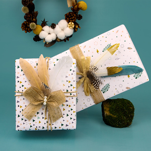 Wholesale 80g Valentine's Day Kraft <b>Paper</b> <b>Tissue</b> 43*300cm Gift Luxury Custom Packaging <b>Wrapping</b> <b>Paper</b> Roll - Product Image 1