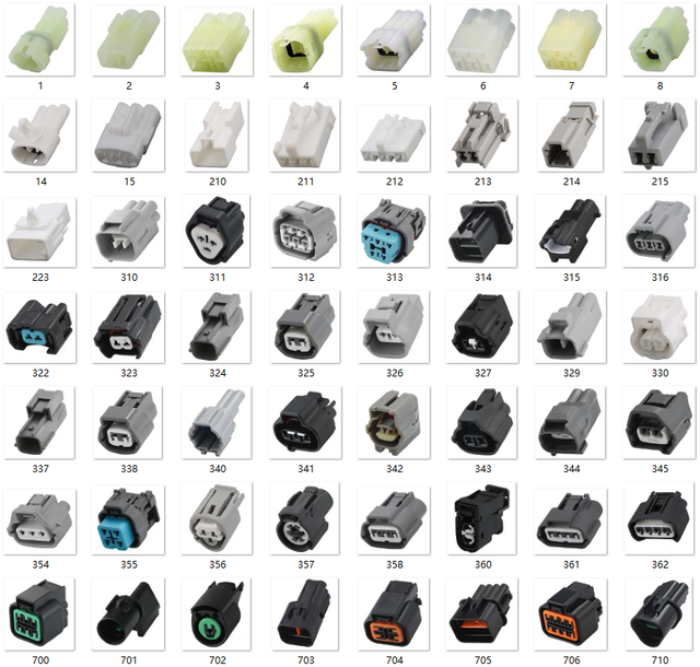 Auto Motor Wiring Harness Aftermarket 2PIN /3PIN/4PIN/6PIN/8PIN/12PIN 1.5mm 2.3mm 2.5mm Wire Connectors