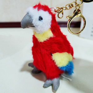 Peluche de guacamaya, muñeco de pájaro, accesorio de fotografía, adorno, colgante para bolso, regalo festivo - Product Image 6