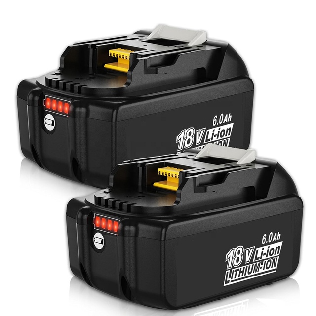 5.0Ah 6.0Ah Lithium Ion Replacement Battery for 18v Maki Tas Battery Power Drill Combo Kit BL1830 BL1850 BL1860