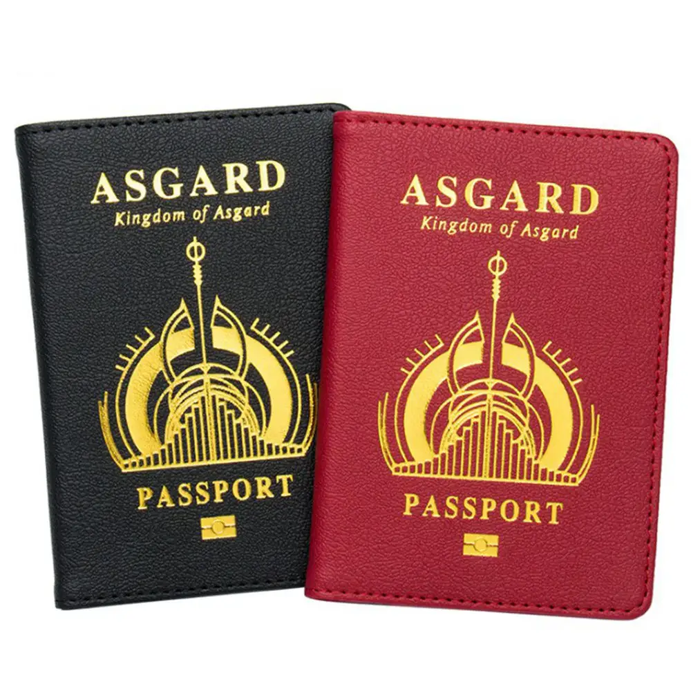 Оптовая продажа, 30 вариантов дизайна, бронзовая Обложка для паспорта Marvel Wakanda, кожаный чехол для паспорта с черной пантерой
