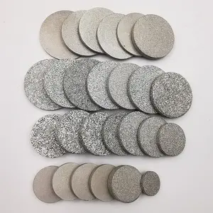 0.5 2 5 10 50 80 100 Micron Microporous Round Metal Stainless Steel Powder Sintered Disk Filter Plate