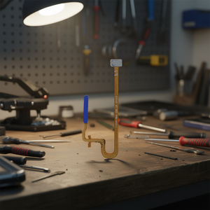 Lector de Huellas Dactilares Flex Azul para Teléfonos Móviles Oppo A17 A57 A58, Cables Flex para Teléfono - Product Image 3