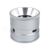 Loupe à main LED miniature cylindrique portable avec lentille en verre et 6 lumières LED, en ABS, pour bijoutiers