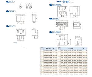 Conector de cable a placa JST XH SMD de montaje en superficie en ángulo recto S3B-XH-SM4-TB S4B-XH-SM4-TB S6B-XH-SM4-TB LF SN 2.5 2.54 mm - Product Image 5