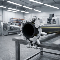 Cortador de Tubos de Plástico Profesional de 350-800 mm para Instalación de Plomería y Suministro de Agua