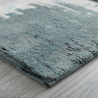 UOO Bequemer und dicker Schlafzimmer teppich Langer flauschiger Teppich Krawatten gefärbter maschinen wasch barer Wohnzimmer teppich