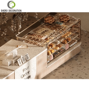 Muebles de Panadería Premium, Vitrina de Pan de Vidrio Resistente Personalizada, Diseño de Barra de Panadería para Diseño de Interiores de Panadería - Product Image 3