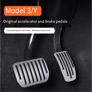 Pedal de Acelerador e Freio em Liga de Alumínio para Carros, Kits de Interior para Tesla Model 3 e Model Y - Product Image 2