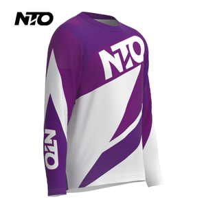 Maillot <span class=keywords><strong>de</strong></span> cyclisme VTT homme haute qualité à manches longues, séchage rapide, respirant, anti-humidité, pour descente et course, vente en gros - Product Image 2