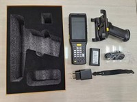 Teclado Robusto para Cadena de Frío, Escáner de Código de Barras de Larga Distancia, PDA Móvil con Pantalla Táctil de 4 Pulgadas, Resistente al Agua IP65
